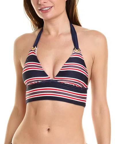 LA BLANCA SAILOR HALTER TOP