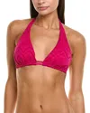 La Blanca Salt Tall Halter Bra Bikini Top