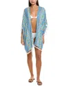 La Blanca Scarf City Kimono In Multi