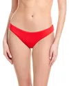 La Blanca Scoop Bikini Bottom In Red