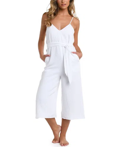 La Blanca Seaside V-neck Jumpsuit In White