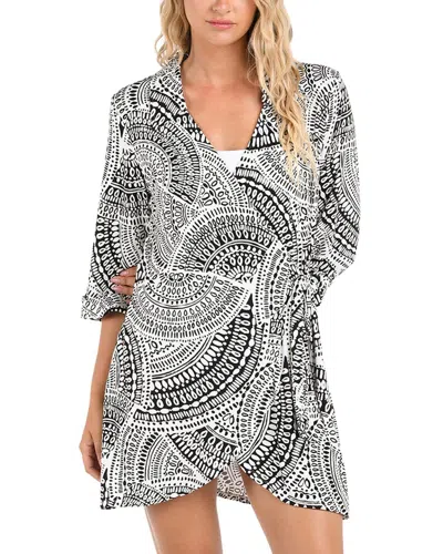 La Blanca Shirt Coverup In White