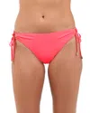 La Blanca Island Goddess Adjustable Hipster Bikini Bottoms In Coral Reef