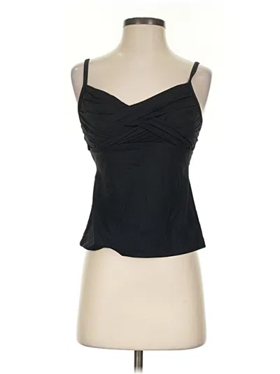 Pre-owned La Blanca Sleeveless Blouse In Black