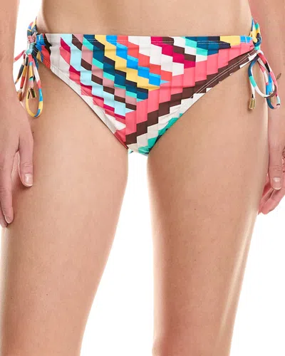 LA BLANCA LA BLANCA SLICE ADJUSTABLE LOOP HIPSTER BIKINI BOTTOM