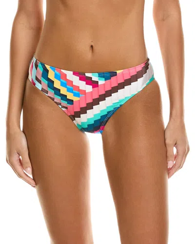 La Blanca Slice Hipster Bikini Bottom In Multi
