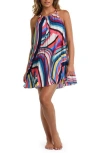 La Blanca Slice Of Paradise Pleated Trapeze Dress