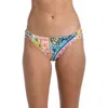 La Blanca Soleil Ring Detail Strappy Bikini Bottoms In Multi