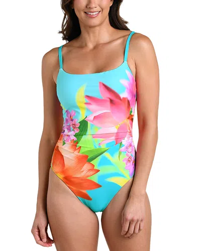 La Blanca Sunset Botanica Lingerie One Piece Swimsuit In Multi