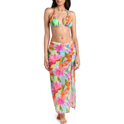 La Blanca Sunset Botanica Maxi Skirt Cover-up In Multi