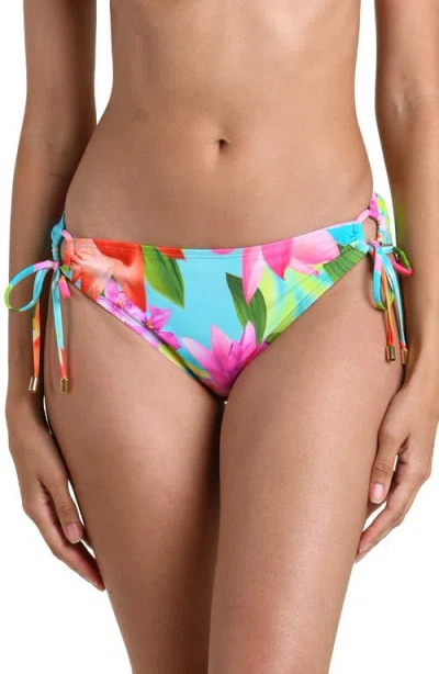 La Blanca Sunset Botanica Tie Side Swim Briefs In Multi