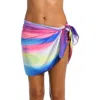 La Blanca Sunset Cover-up Pareo In Multi