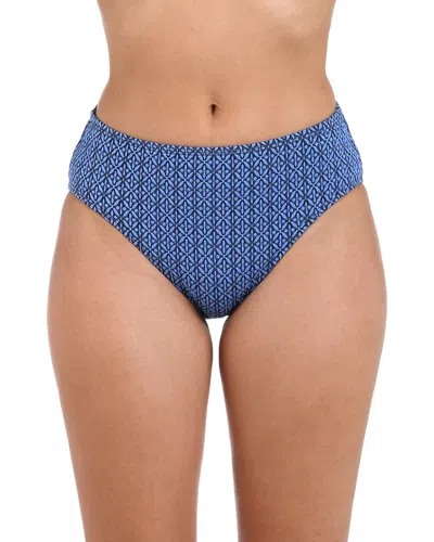 La Blanca Charmed Coast Bikini Bottoms In Chambray Blue