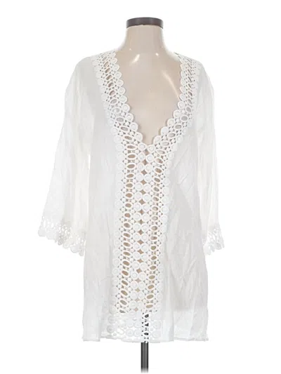 Pre-owned La Blanca Swimsuit Cover Up In White