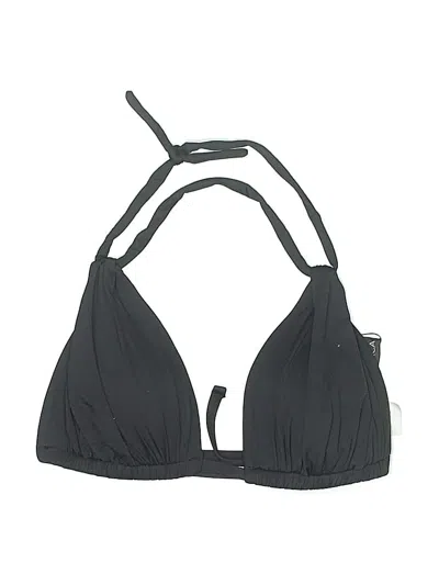 La Blanca Swimsuit Top Black Solid Pattern Swimwear
