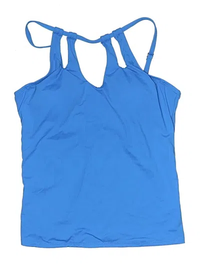 Pre-owned La Blanca Swimsuit Top Blue Swimwear