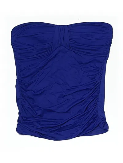 Pre-owned La Blanca Swimsuit Top Blue Swimwear