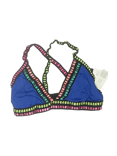 Pre-owned La Blanca Swimsuit Top Blue Swimwear