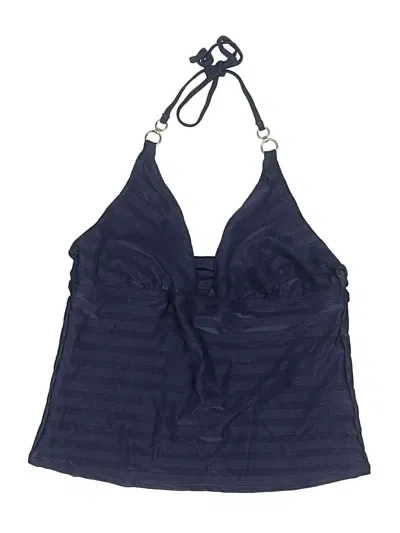 Pre-owned La Blanca Swimsuit Top Blue Swimwear