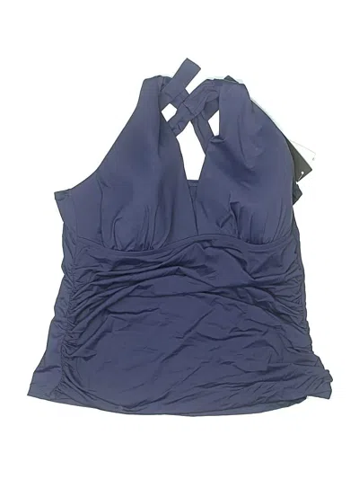 Pre-owned La Blanca Swimsuit Top Blue Swimwear