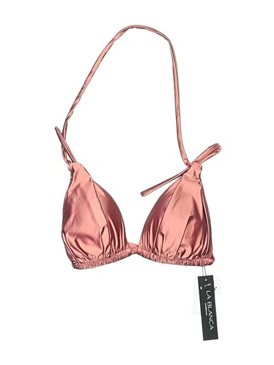 Pre-owned La Blanca Swimsuit Top Pink Swimwear