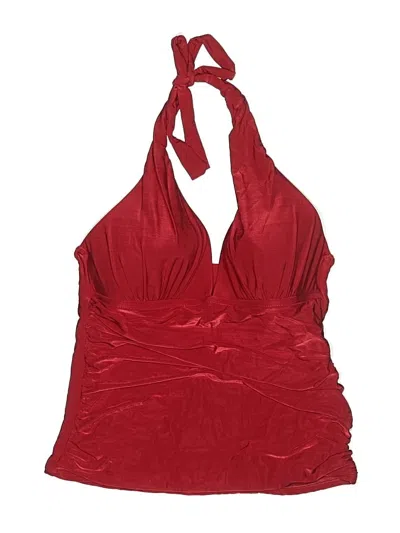 Pre-owned La Blanca Swimsuit Top Red Swimwear