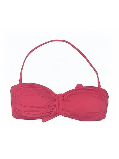 Pre-owned La Blanca Swimsuit Top Red Swimwear