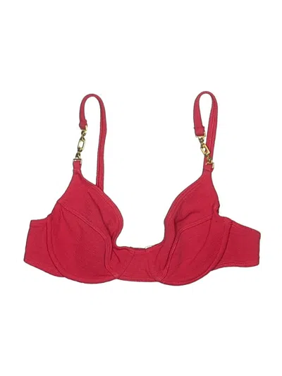 Pre-owned La Blanca Swimsuit Top Red Swimwear