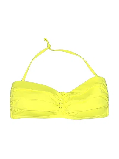 Pre-owned La Blanca Swimsuit Top Yellow Swimwear