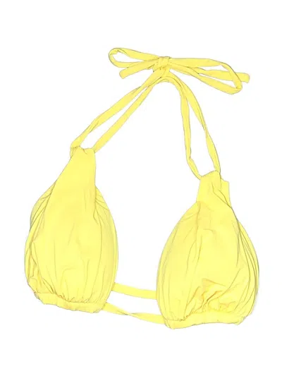 Pre-owned La Blanca Swimsuit Top Yellow Swimwear