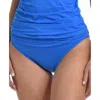 La Blanca Swimwear Womens Shirred Nylon Swim Bottom Separates In Blue