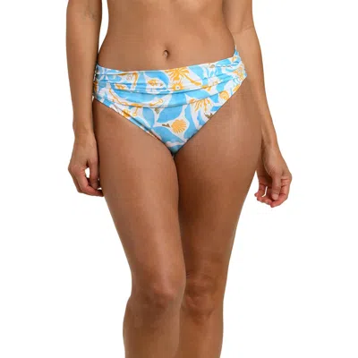 La Blanca Trinket Shirred Hipster Bikini Bottoms In Multi