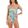 La Blanca Tropi-flage One-piece Swimsuit In Multi