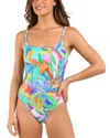 La Blanca Tropi-flage One-piece Swimsuit In Multi