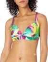 La Blanca Tropic Of The Day Banded Bra In Multi In Multi