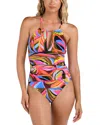 La Blanca Tropic Waves One Piece Swimsuit In Multi