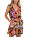 La Blanca Tropic Waves Swim Cover-up Dress In Multi