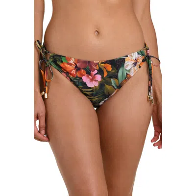 La Blanca Tropical Hideaway Adjustable Loop Bikini Bottoms In Multi