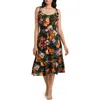 La Blanca Tropical Hideaway Tie Strap Cover-up Midi Dress In Multi
