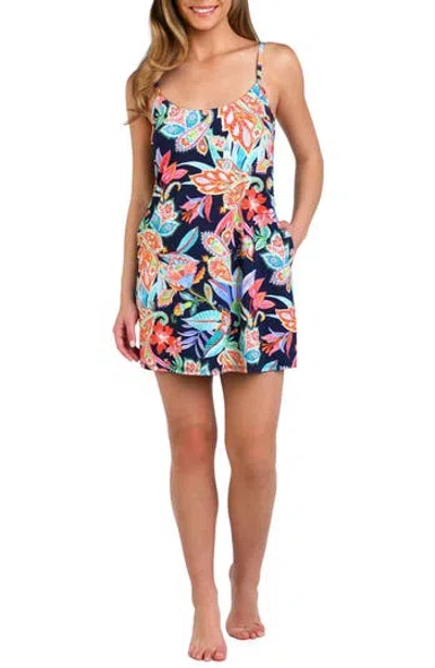 La Blanca Tropidelic Paisley Cover-up Tank Dress In Multi