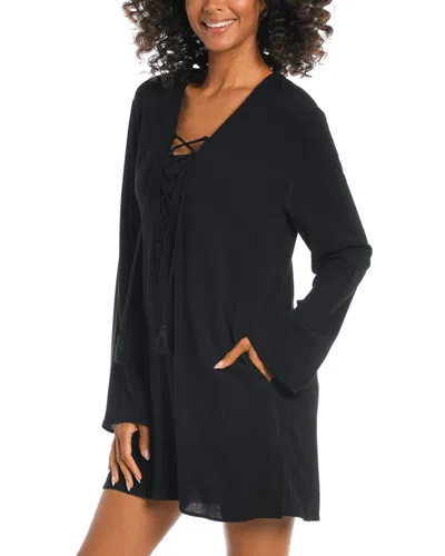 La Blanca Tunic Coverup In Black