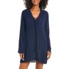 La Blanca V-neck Cover-up Tunic Dress In Purple