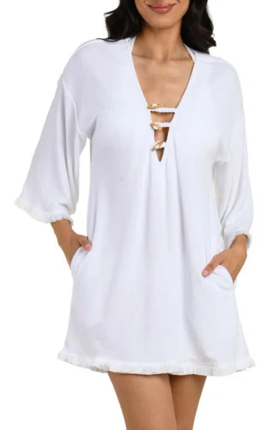 La Blanca Wild Nomad Cover-up Dress In White