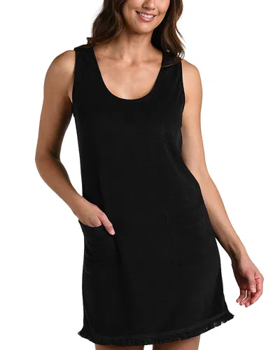 La Blanca Wild Nomad Sleeveless Minidress In Black