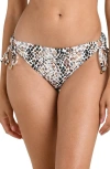La Blanca Wild Whispers Adjustable Loop Bikini Bottoms In Multi