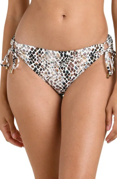 La Blanca Wild Whispers Adjustable Loop Bikini Bottoms In Multi