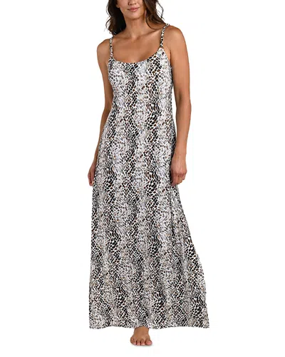 La Blanca Wild Whispers Print Maxi Dress In Multi
