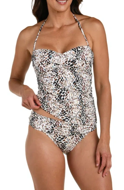 La Blanca Wild Whispers One-piece Halter Swimsuit In Multi