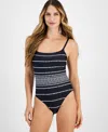 La Blanca Women's City Lights One Piece Swimsuit, Created For Macy's In Black