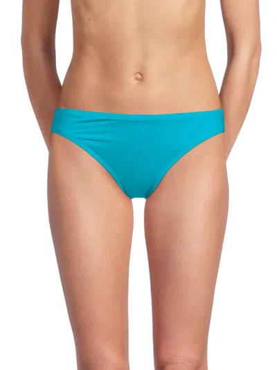 La Blanca Women's Island Hipster Bikini Bottom In Turquoise